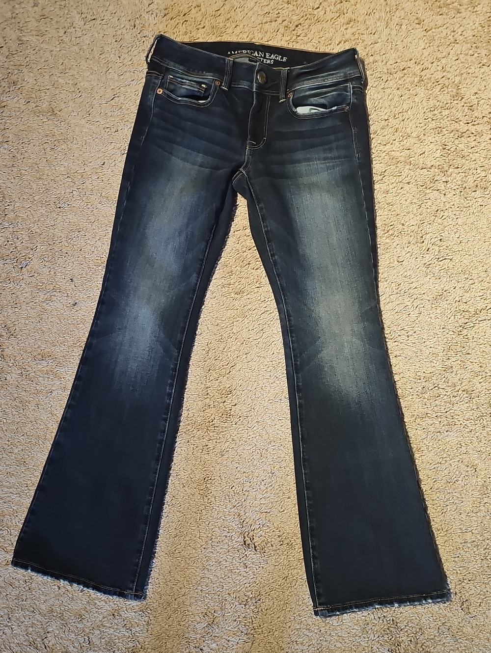 American Eagle Outfitters Dark Blue Flare Jeans